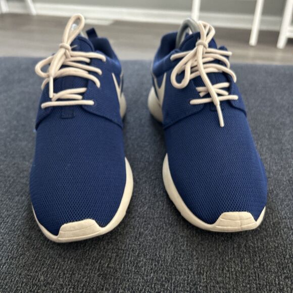 Nike Roshe One Women's Royal Blue Oatmeal Mesh Running Shoes 511882-404 Size 9 - Picture 2 of 7